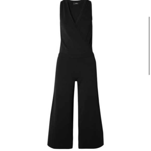 Theory Black Wrap Bodysuit Jumpsuit size P - Picture 3 of 10
